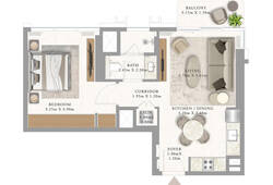 1 bedroom apartment